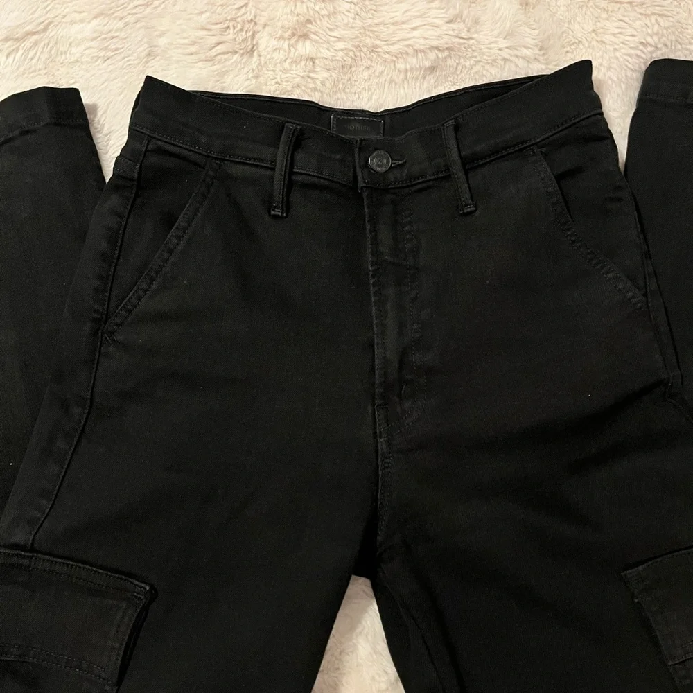 MOTHER Women’s High Rise Cargo Straight Leg Pants - Picture 1 of 6